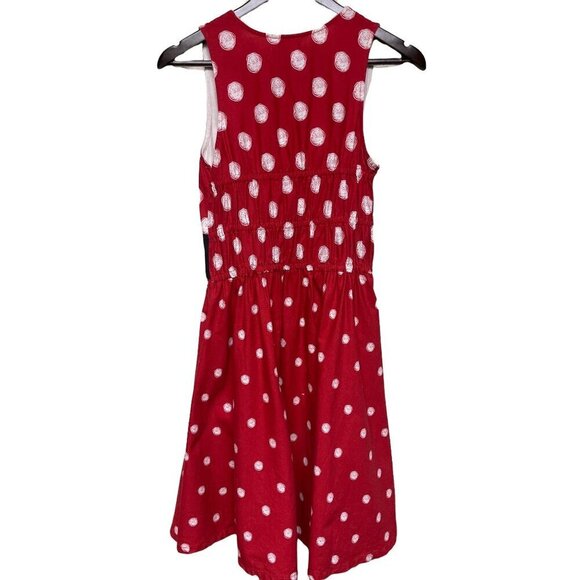 Disney Parks Minnie Mouse Retro Pin-Up Skater Dress Red Belted Women's Size XS - Picture 7 of 12